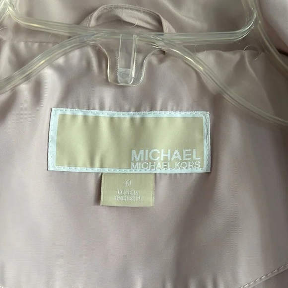 Michael Kors Spring Hooded Blush Jacket